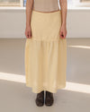 BASERANGE 25 Autumn/Winter Loose Skirt Comfortable French BAS-SSGA-FL-AU25-ANA YELLOW